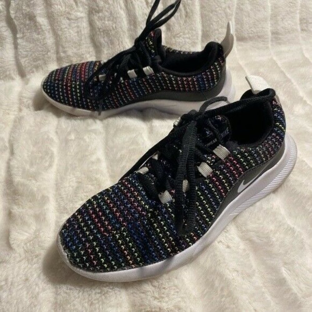 Nike Viale SE Sneaker Running Rainbow Kids Youth Size 1 - Picture 4 of 10